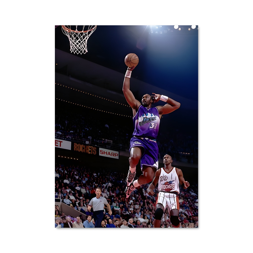 Poster L'Envol de Malone – affiche Basketball